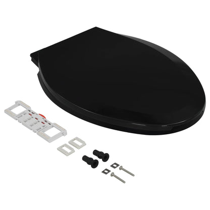 Soft-close Toilet Seat with Quick-release Design Black - Bend