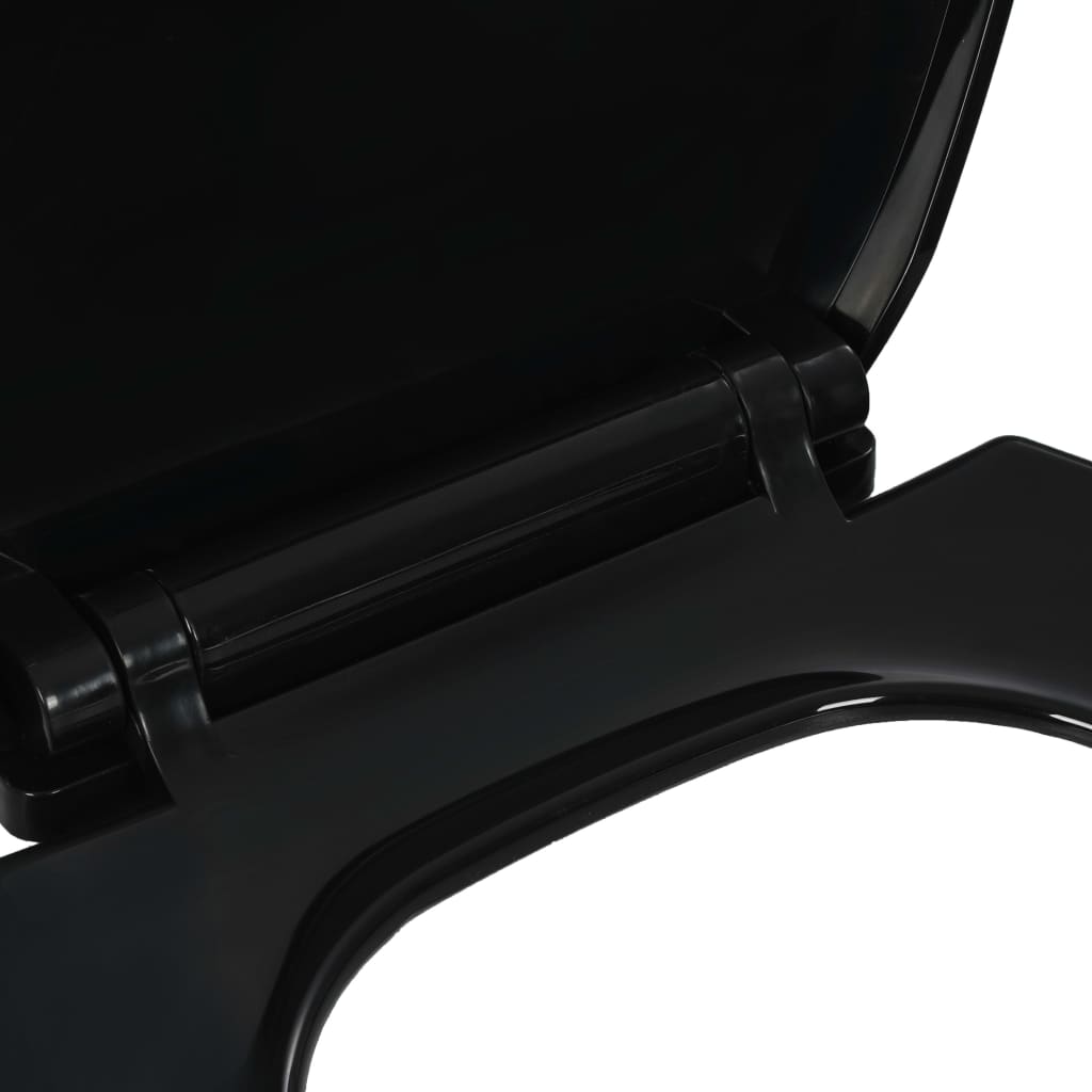 Soft-close Toilet Seat with Quick-release Design Black - Bend