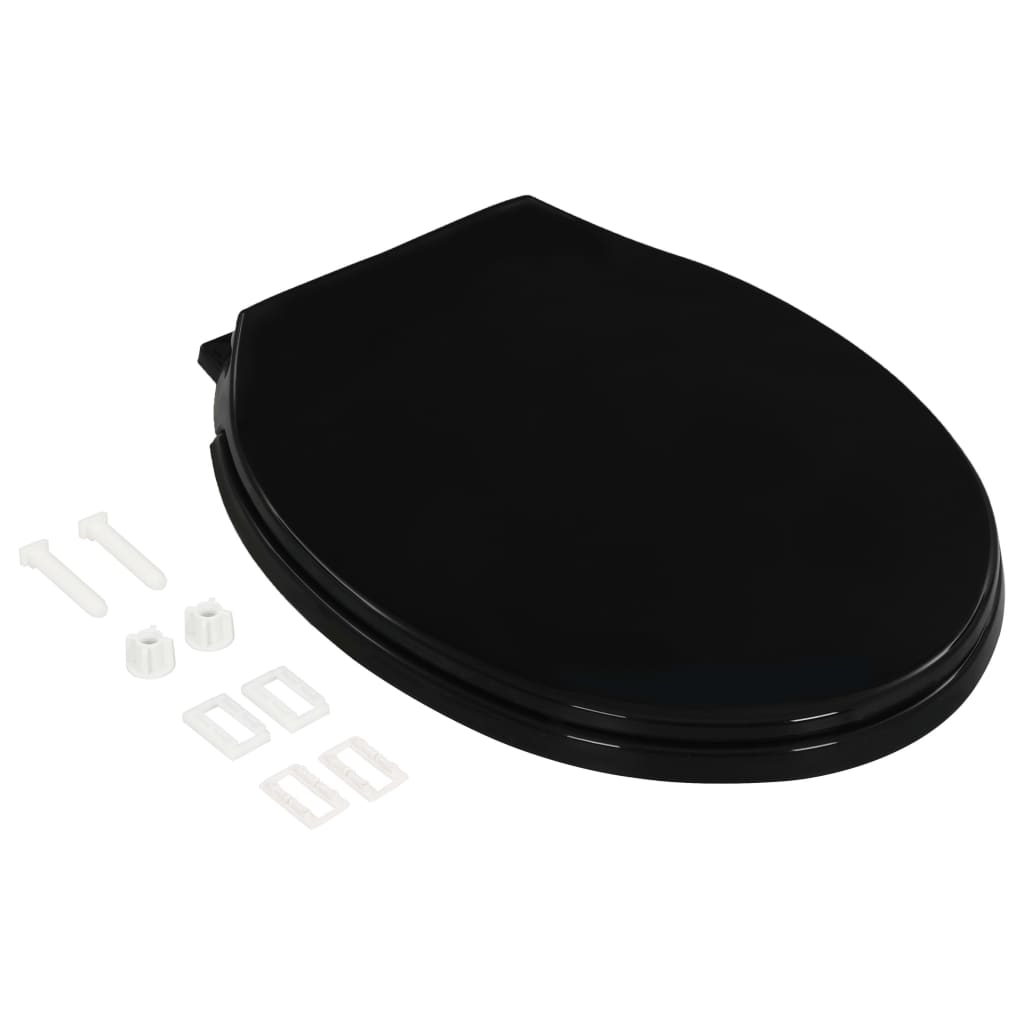 Soft-close Toilet Seat with Quick-release Design Black - Bend