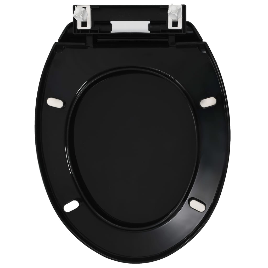 Soft-close Toilet Seat with Quick-release Design Black - Bend