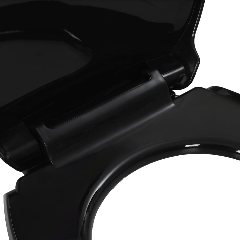 Soft-close Toilet Seat with Quick-release Design Black - Bend