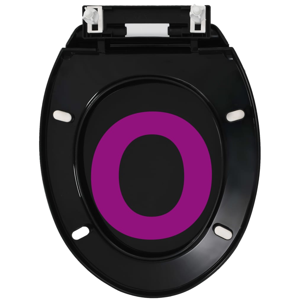 Soft-close Toilet Seat with Quick-release Design Black - Bend