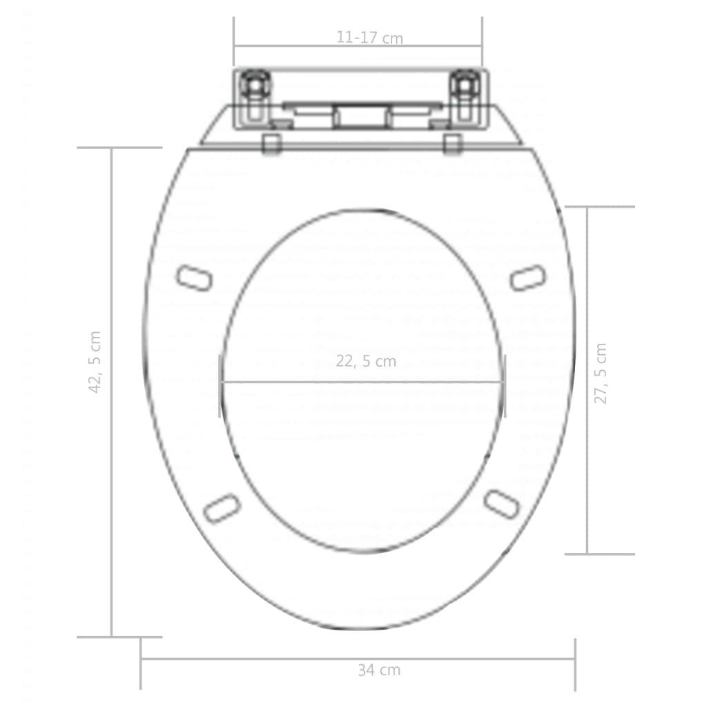 Soft-close Toilet Seat with Quick-release Design Black - Bend