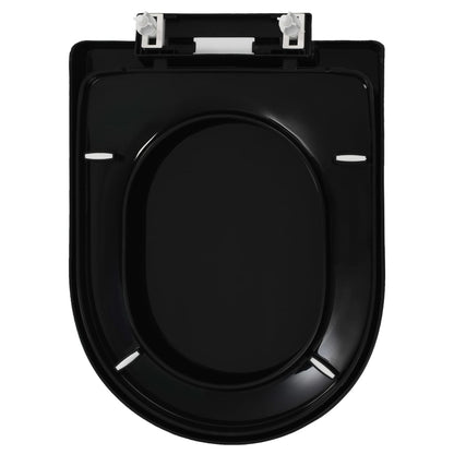 Soft-close Toilet Seat with Quick-release Design Black - Bend