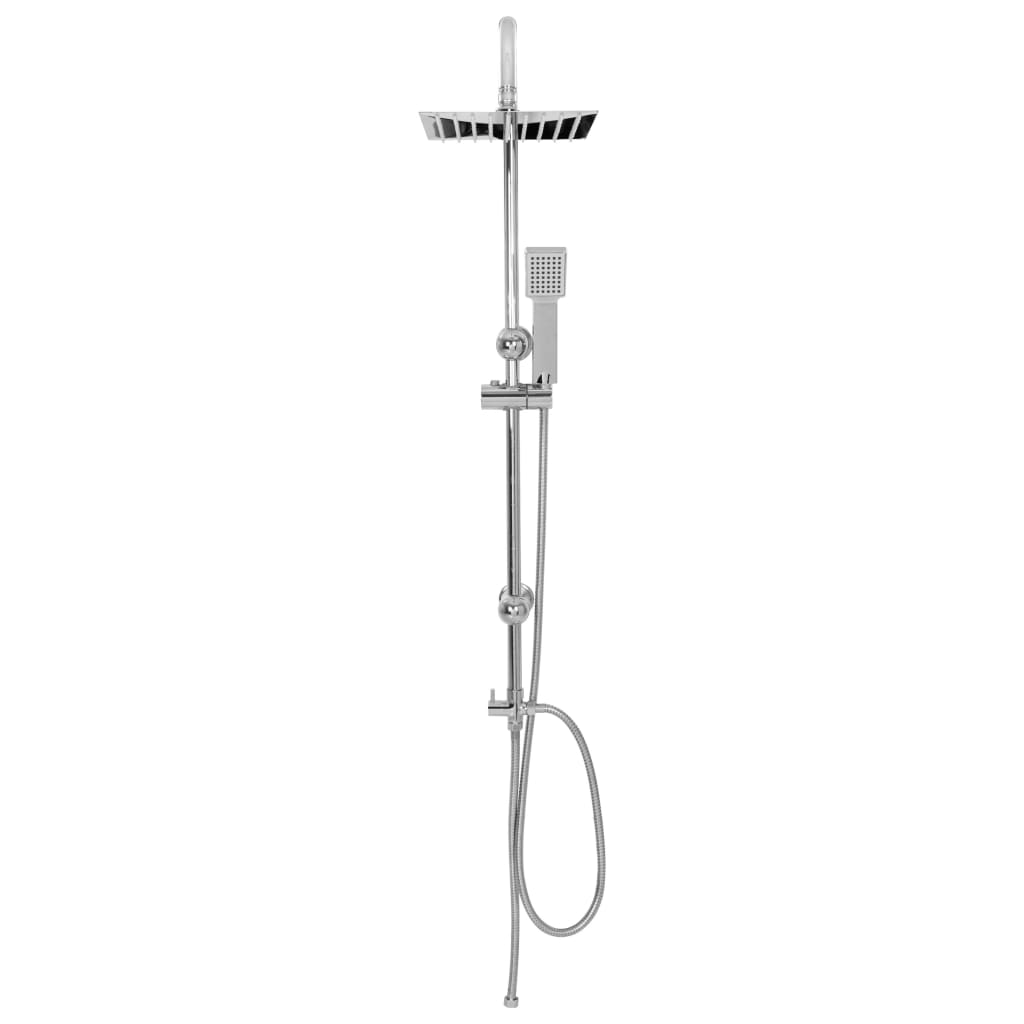 Dual Head Shower Set with Hand Shower Stainless Steel - Bend