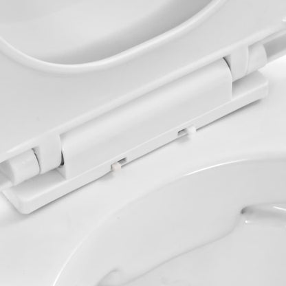 Wall Hung Rimless Toilet Ceramic White - Bend