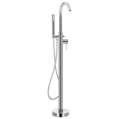 Freestanding Bathtub Faucet Stainless Steel 118.5 cm - Bend