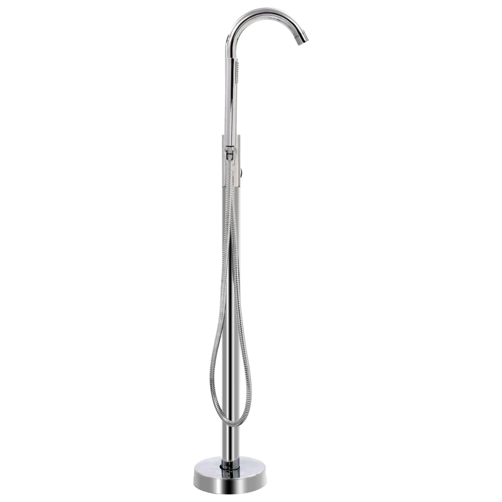 Freestanding Bathtub Faucet Stainless Steel 118.5 cm - Bend