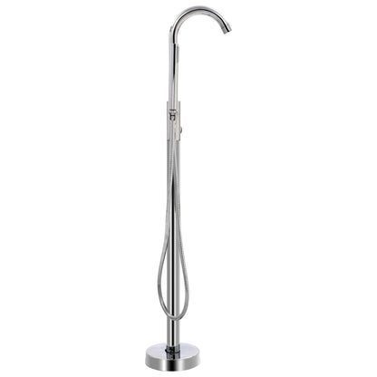 Freestanding Bathtub Faucet Stainless Steel 118.5 cm - Bend