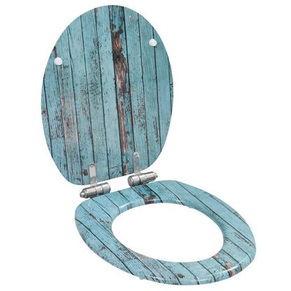 MDF Toilet Seat - Old Wood Design - Bend