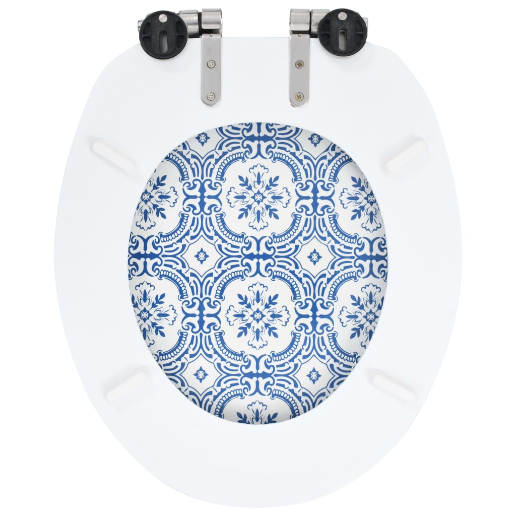 MDF Toilet Seat - Porcelain Design - Bend