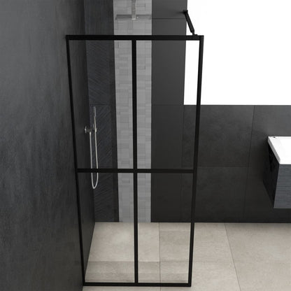 Walk-in Shower Screen Clear Tempered Glass 100x195 cm - Bend