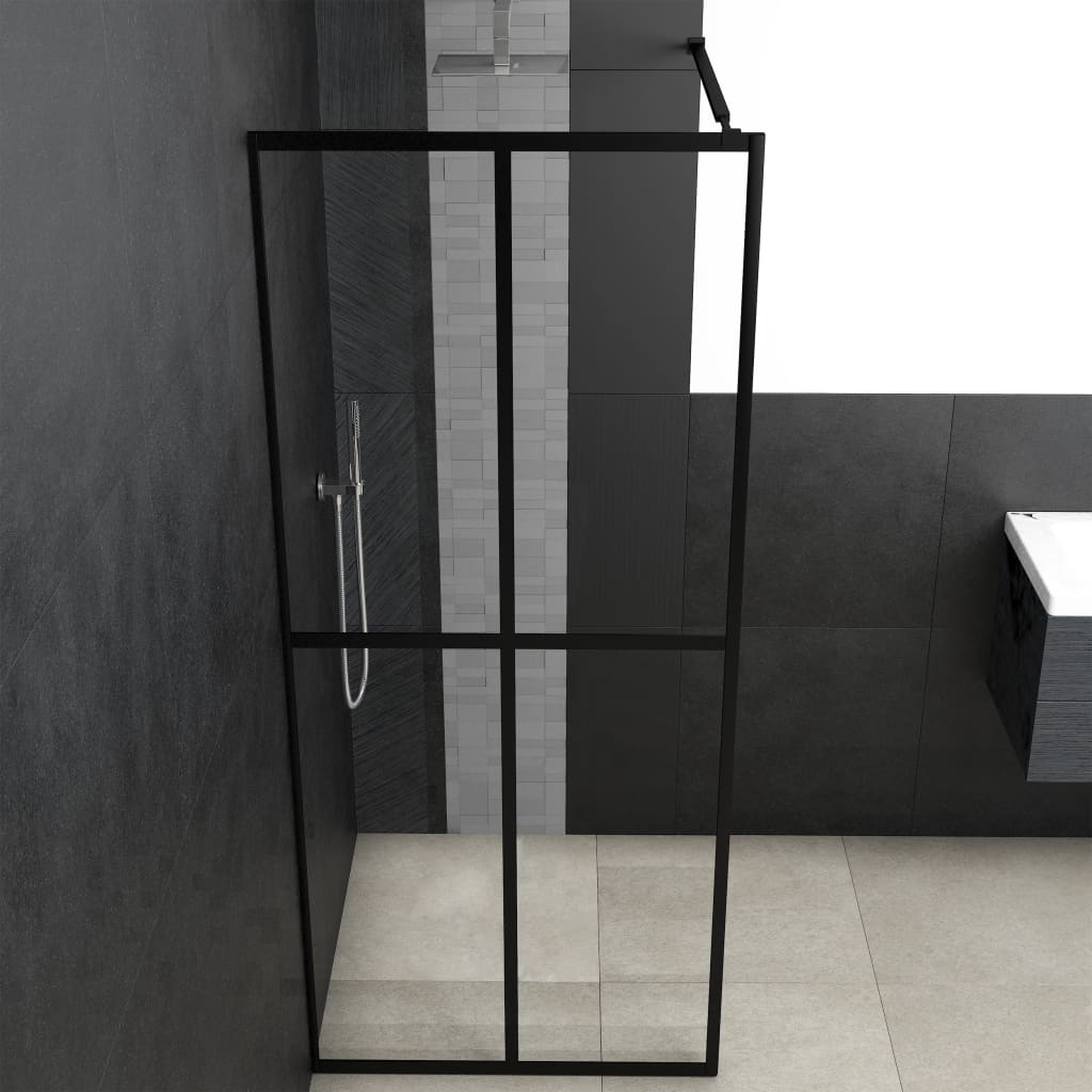 Walk-in Shower Screen Clear Tempered Glass 118x190 cm - Bend