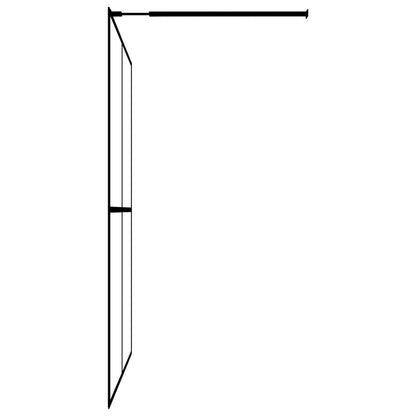 Walk-in Shower Screen Frosted Tempered Glass 100x195 cm - Bend