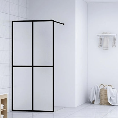 Walk-in Shower Screen Frosted Tempered Glass 118x190 cm - Bend