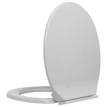 Soft-Close Oval Toilet Seat with Quick Release Option - Bend