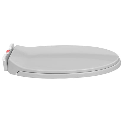 Soft-Close Oval Toilet Seat with Quick Release Option - Bend