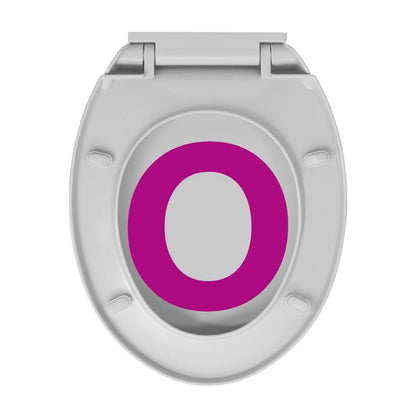 Soft-Close Oval Toilet Seat with Quick Release Option - Bend