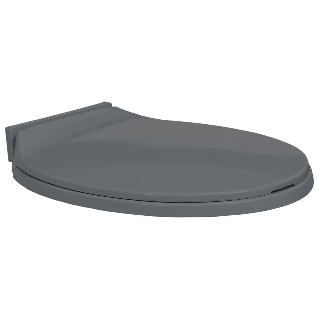 Soft-Close Oval Toilet Seat with Quick Release Option - Bend