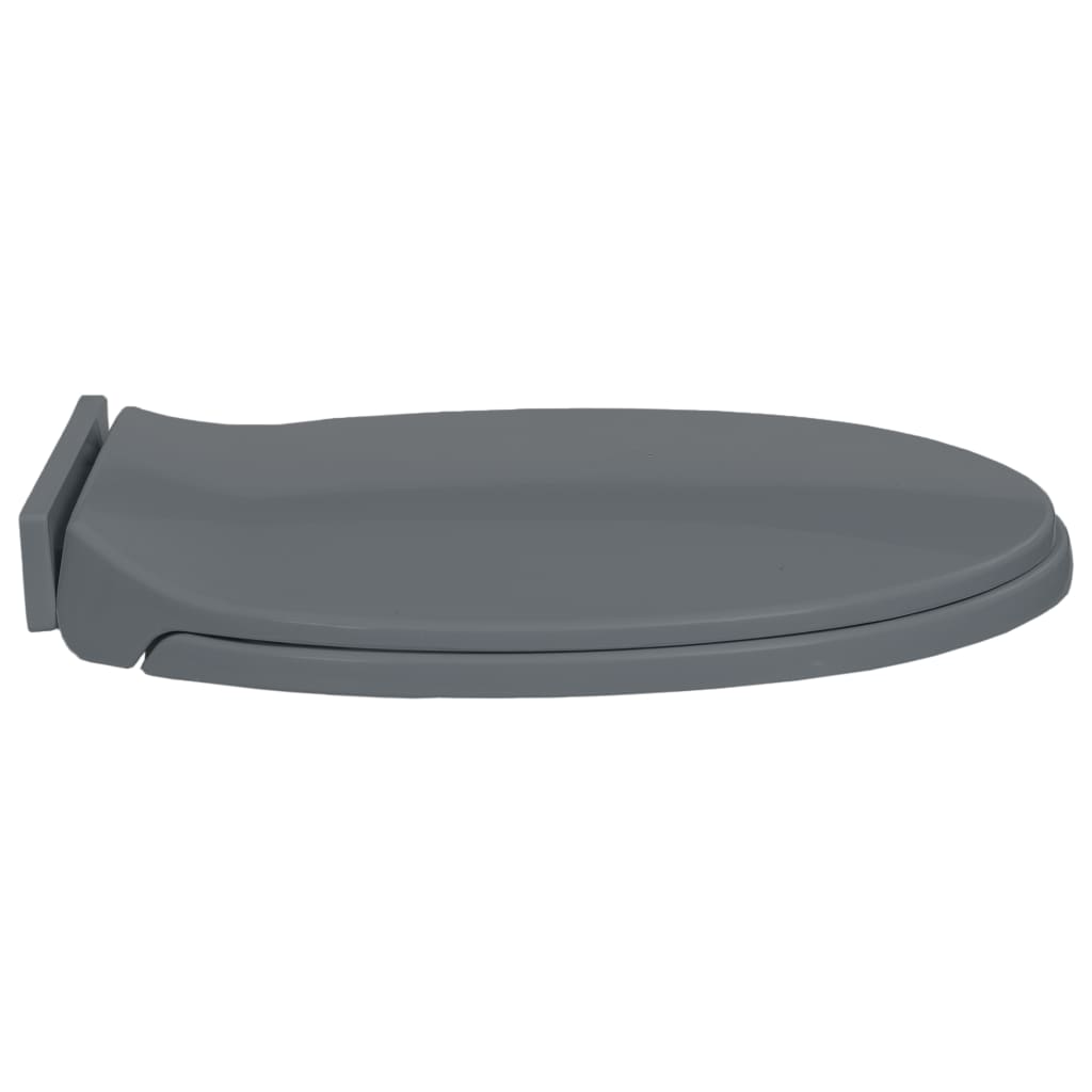 Soft-Close Oval Toilet Seat with Quick Release Option - Bend