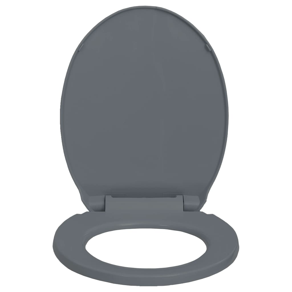 Soft-Close Oval Toilet Seat with Quick Release Option - Bend