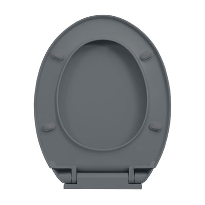 Soft-Close Oval Toilet Seat with Quick Release Option - Bend