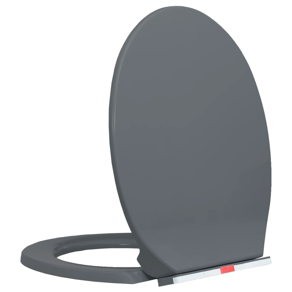 Soft-Close Oval Toilet Seat with Quick Release Option - Bend