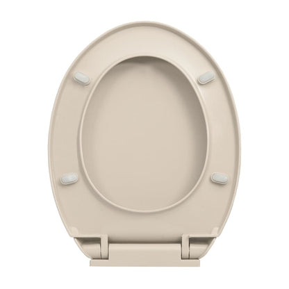 Soft-Close Oval Toilet Seat with Quick Release Option - Bend