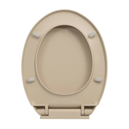 Soft-Close Oval Toilet Seat with Quick Release Option - Bend