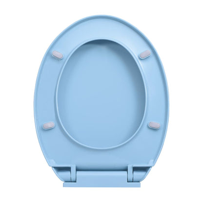 Soft-Close Oval Toilet Seat with Quick Release Option - Bend