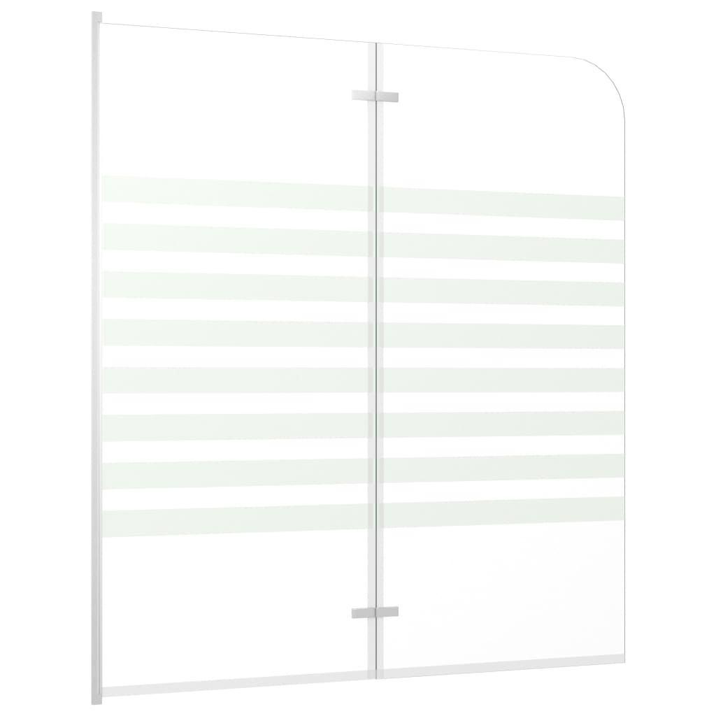 Bath Enclosure 120x140 cm Tempered Glass Stripe