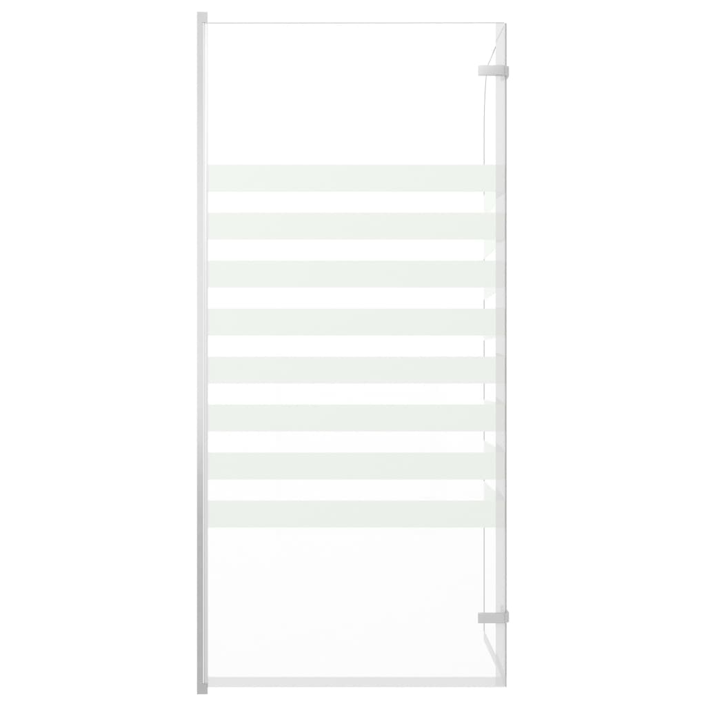 Bath Enclosure 120x140 cm Tempered Glass Stripe