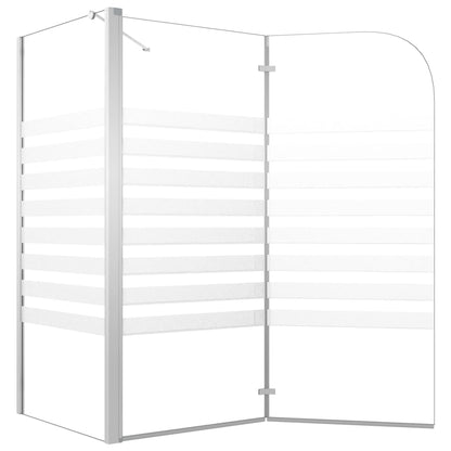 Bath Enclosure 120x68x130 cm Tempered Glass Stripe - Bend