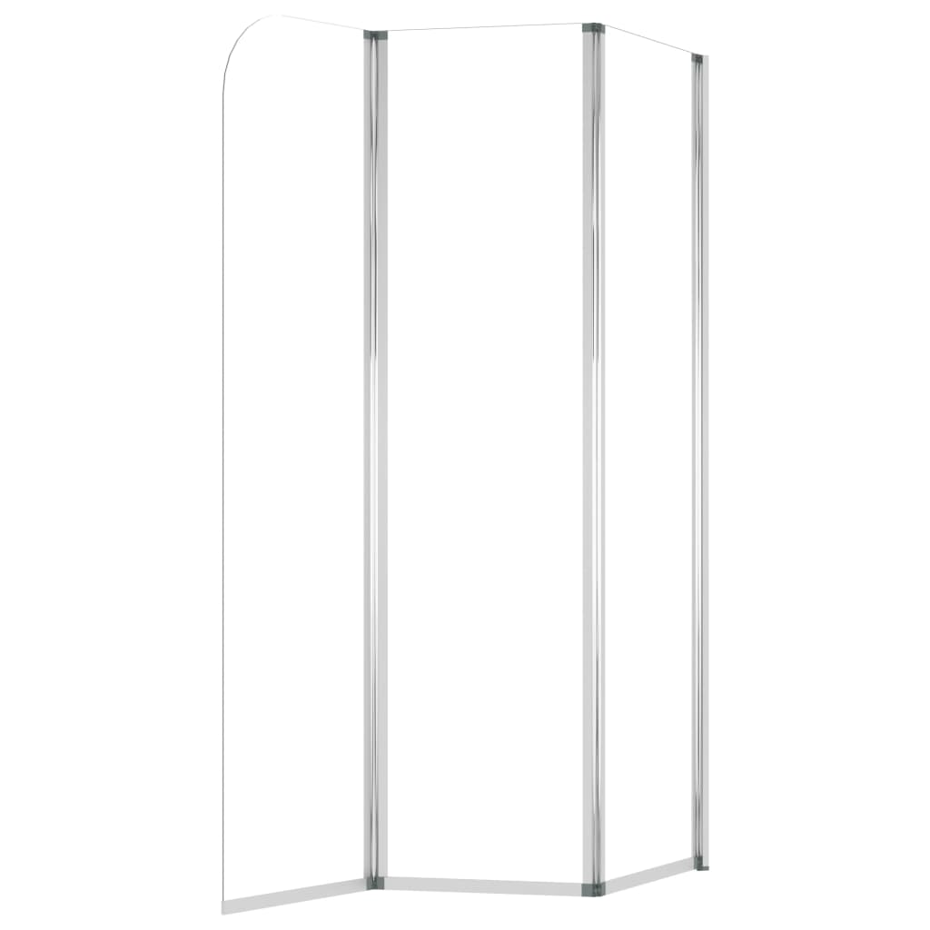 Bath Enclosures 2 pcs 104x130 cm Tempered Glass Transparent