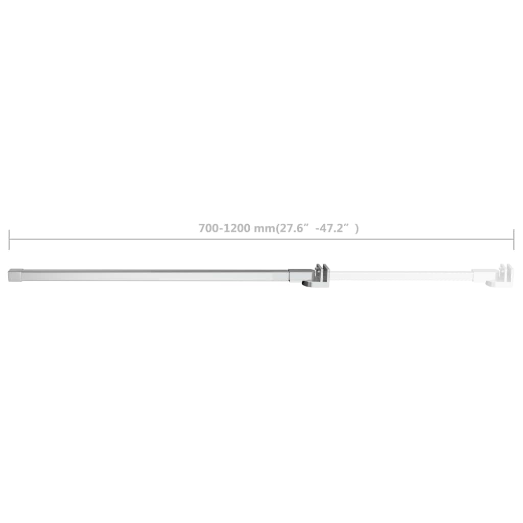 Support Arm for Bath Enclosure Stainless Steel 70-120 cm