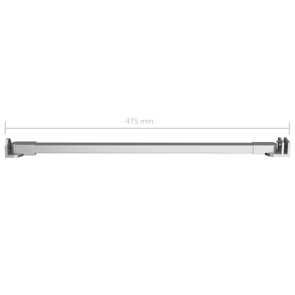 Support Arm for Bath Enclosure Stainless Steel 47.5 cm - Bend