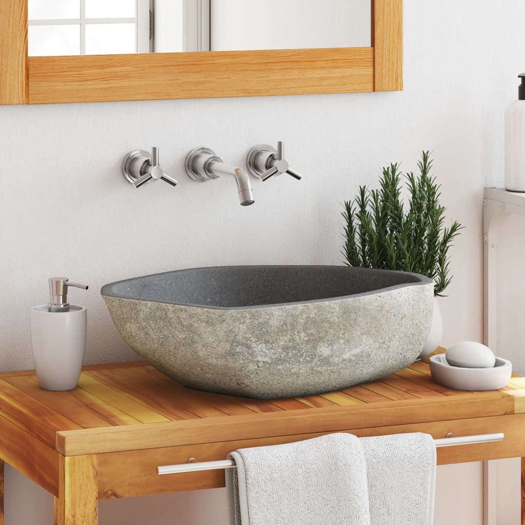 Natural River Stone Sink - Bend