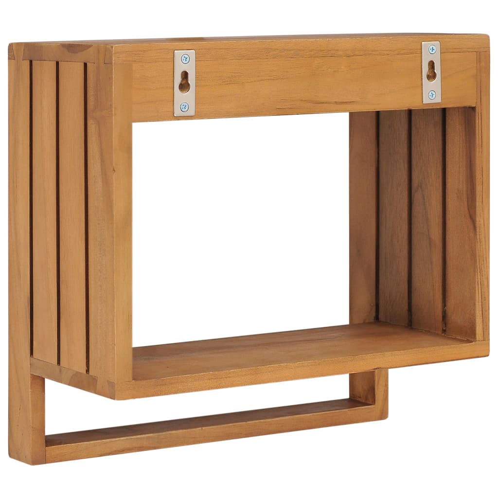 Teak Wood Towel Holder - Bend