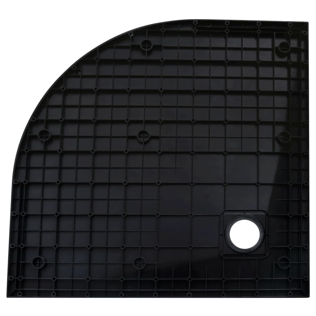 Shower Tray SMC Black 90x90 cm - Bend