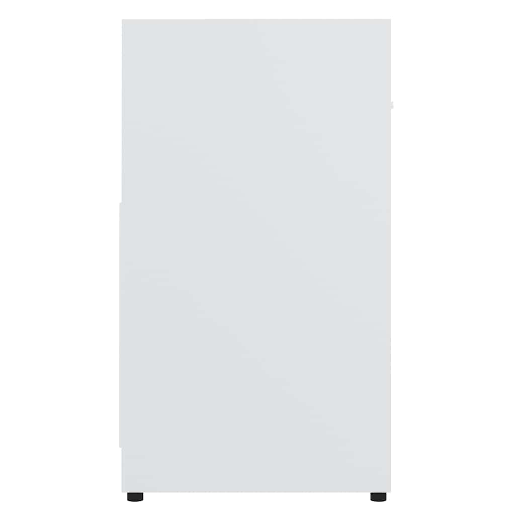 Bathroom Cabinet White 60x33x61 cm Engineered Wood