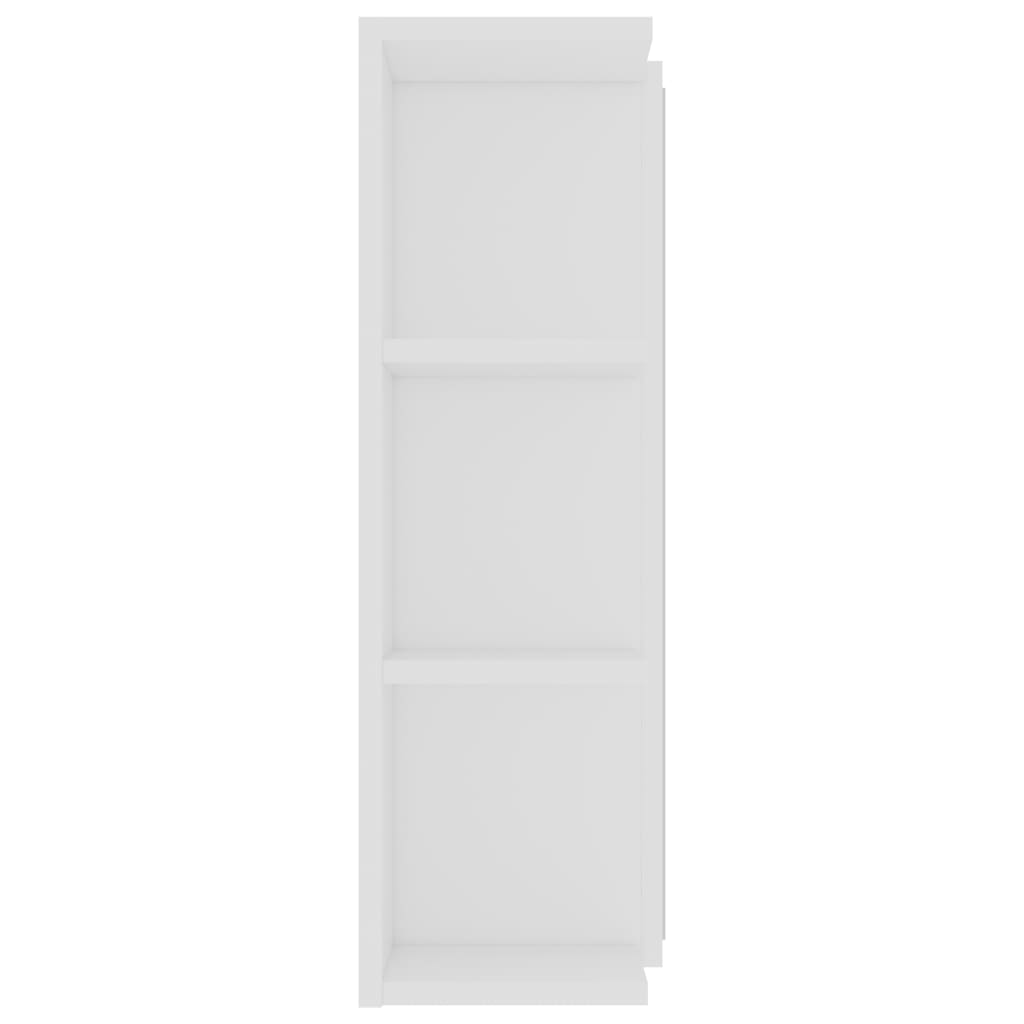 Bathroom Mirror Cabinet White 80x20.5x64 cm Engineered Wood - Bend