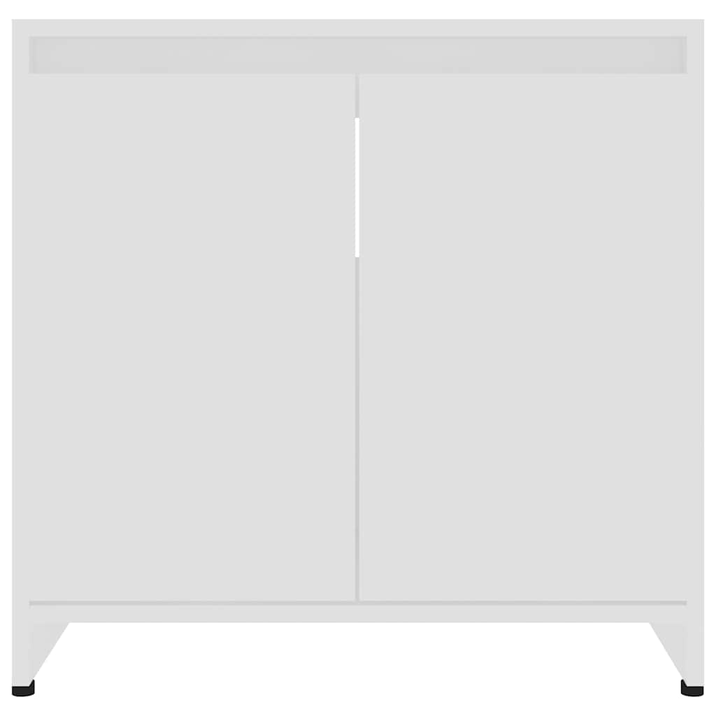 Bathroom Cabinet White 60x33x61 cm Engineered Wood