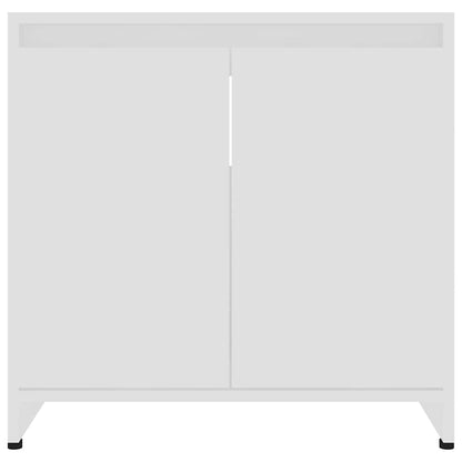 Bathroom Cabinet White 60x33x61 cm Engineered Wood