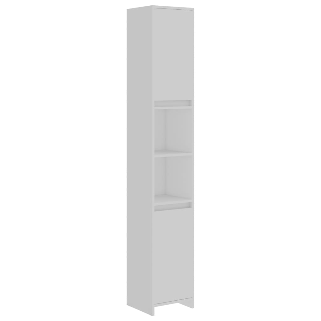 Bathroom Cabinet White 30x30x183.5 cm Engineered Wood