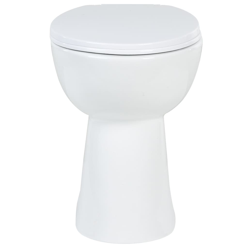 High Rimless Toilet Soft Close 7 cm Higher Ceramic - Bend