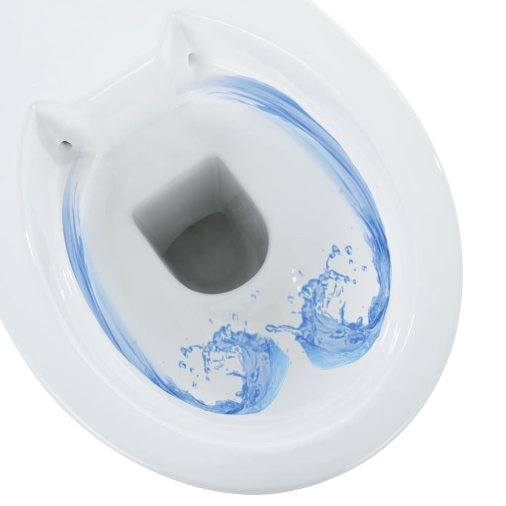 High Rimless Toilet Soft Close 7 cm Higher Ceramic - Bend