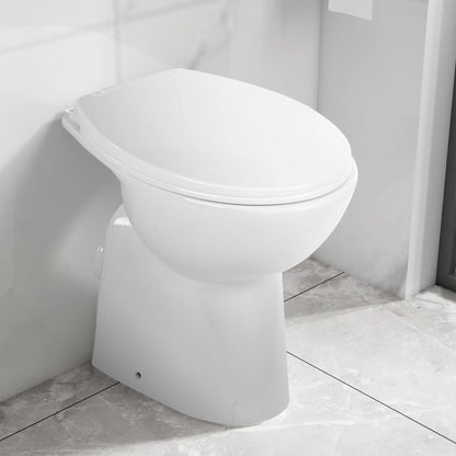 High Rimless Toilet Soft Close 7 cm Higher Ceramic - Bend