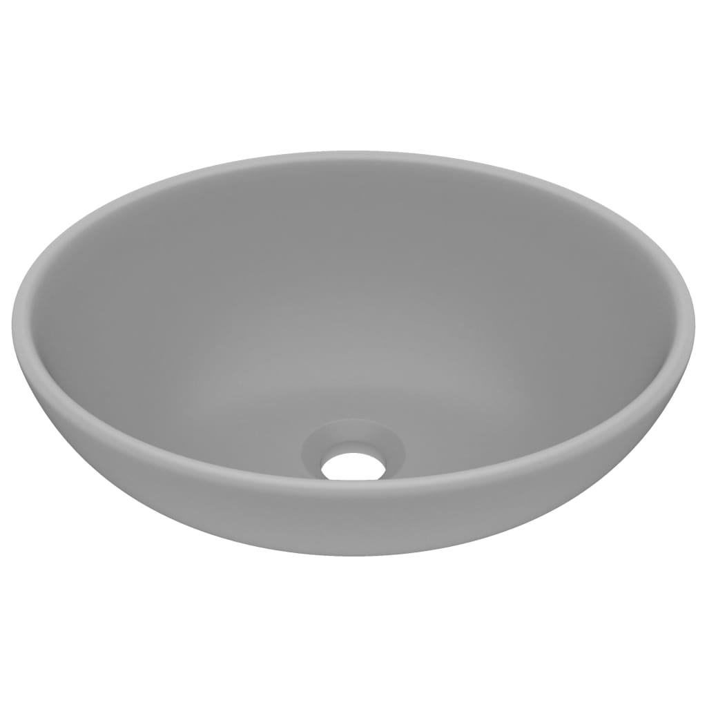 Luxury Ceramic Basin Oval-shaped - Various Matt Colours - Bend