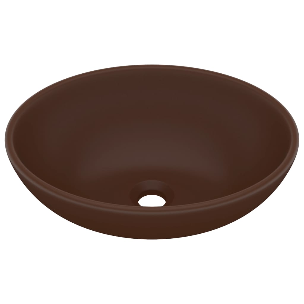 Luxury Ceramic Basin Oval-shaped - Various Matt Colours - Bend