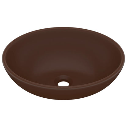 Luxury Ceramic Basin Oval-shaped - Various Matt Colours - Bend